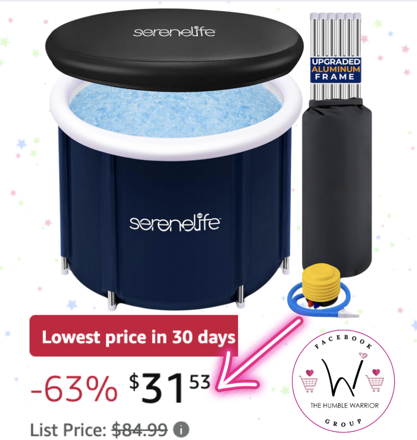 SereneLife Inflatable Insulated Cold Plunge Tub!